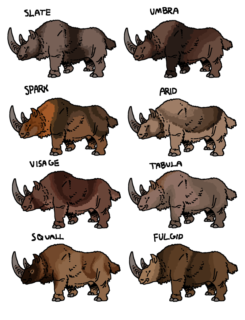 Woolly rhino