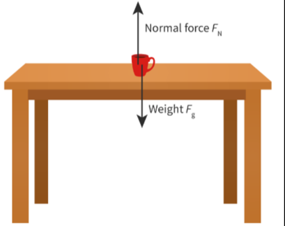 normal force table