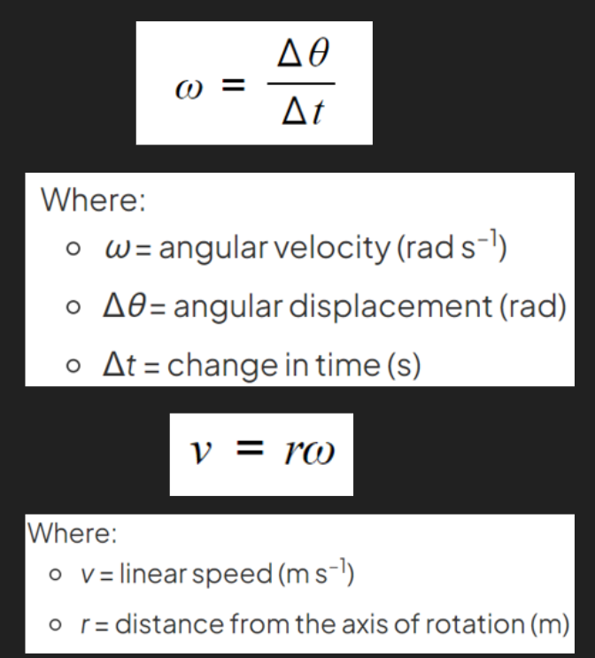 Angular velocity rigid body