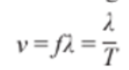 Wave speed formula