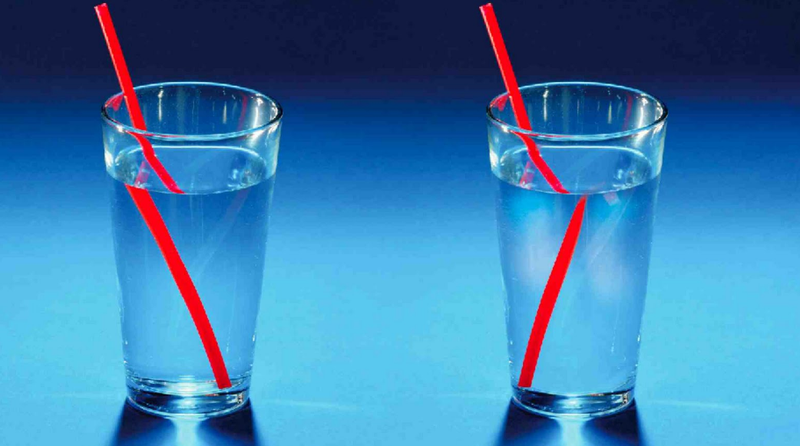 Refraction example