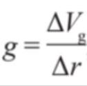 Gravitational field strength derivative
