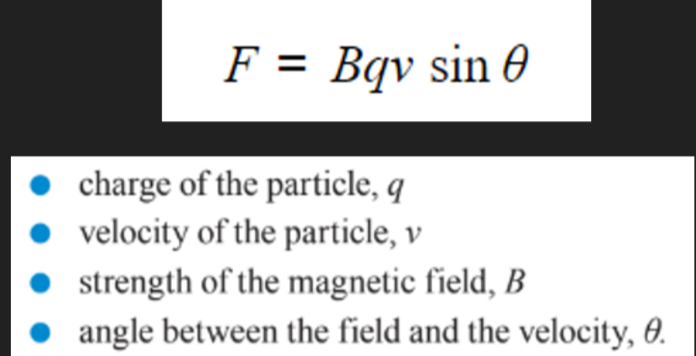 Magnitude of magnetic force