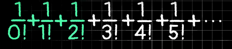 e calculation