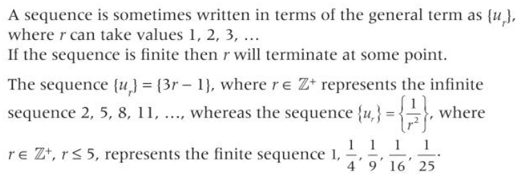 sequence notation