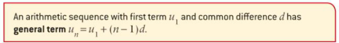 Arithmetic sequence
