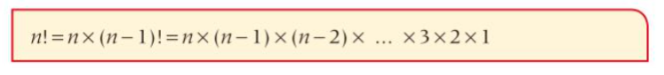 Factorial definitrion