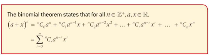 Binomial expansion