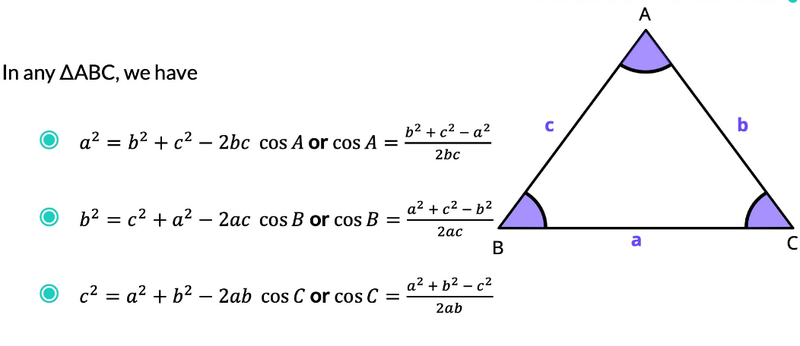 Cosine Rule