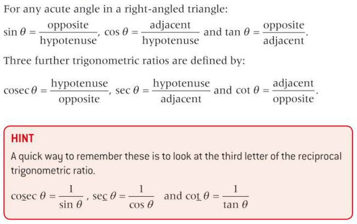 Reciprocal functions