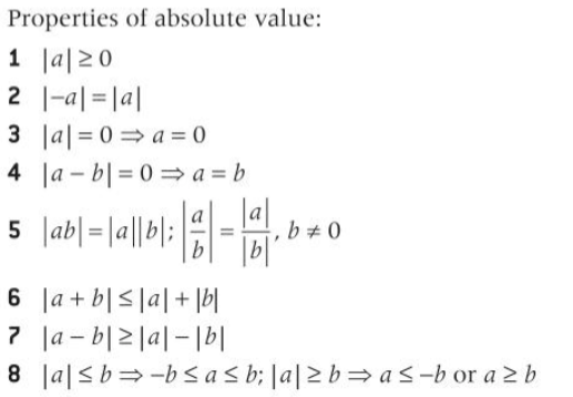 Modulus properties
