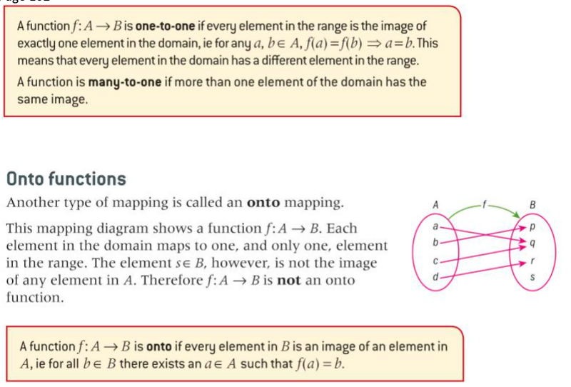 Onto functions