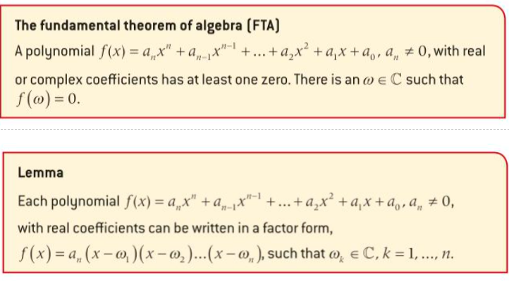 Fundamental theorem of algebra