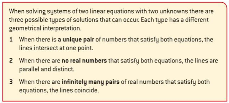 Solving systems of equation