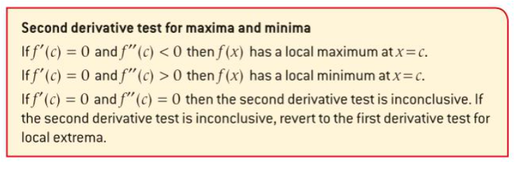 Second derivative