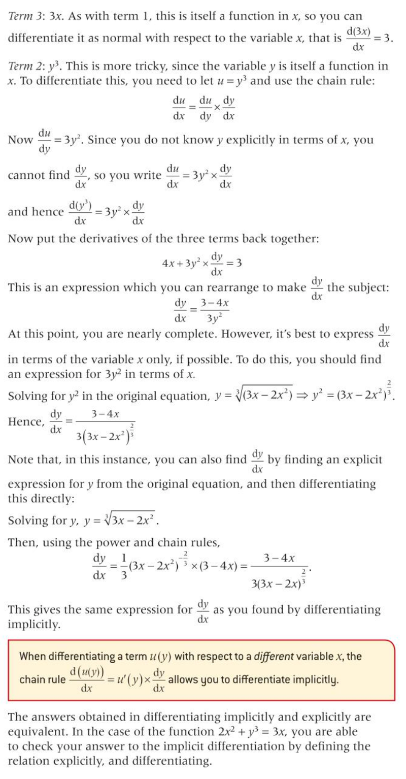 Implicit differentiation 2
