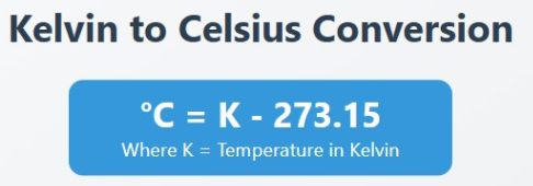 Kelvin to Celsius