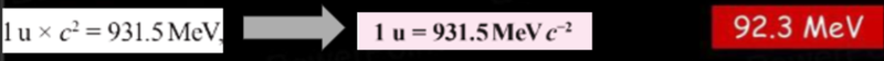 Calculating binding energy in EV