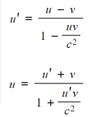 Velocity addition transformations